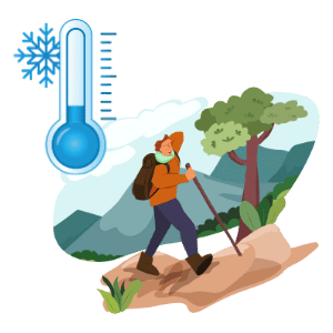 標高差による気温低下