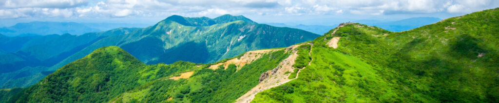 那須連山稜線風景